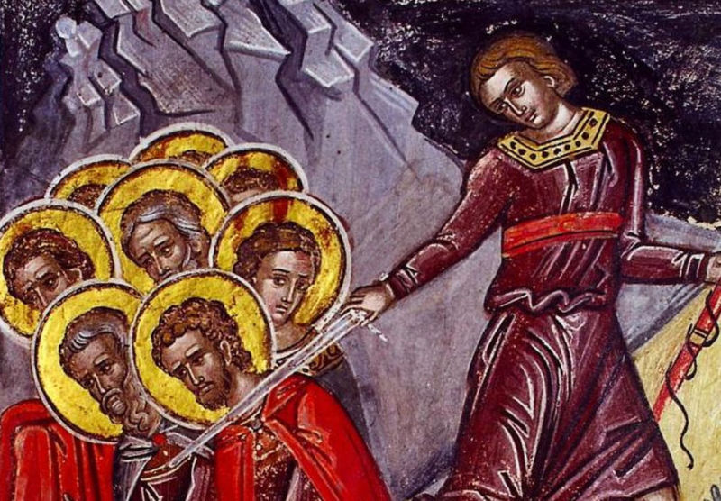 Sfinţii 10 Mucenici din Creta († 250) - foto preluat de pe ziarullumina.ro