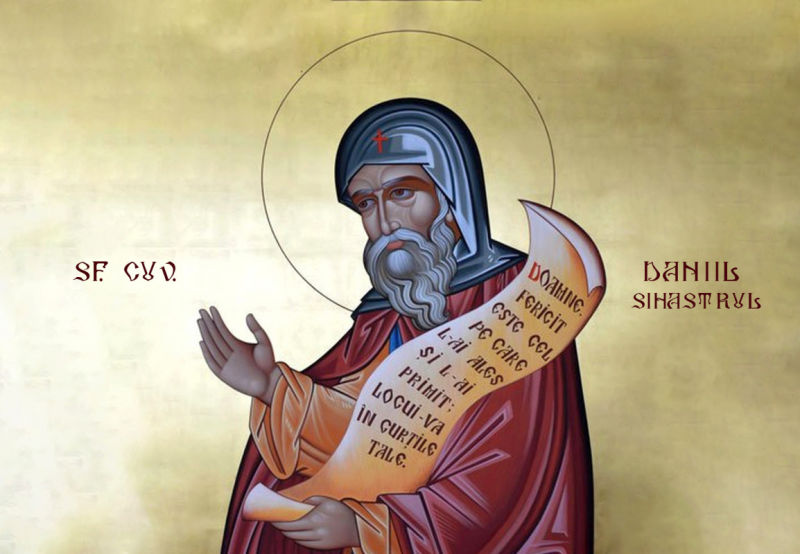 Sf. Cuv. Daniil Sihastrul († 1496) - foto preluat de pe ziarullumina.ro