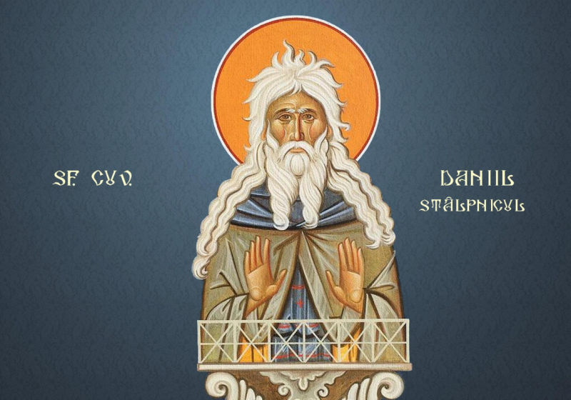 Sf. Cuv. Daniil Stâlpnicul (409-493) - foto preluat de pe ziarullumina.ro