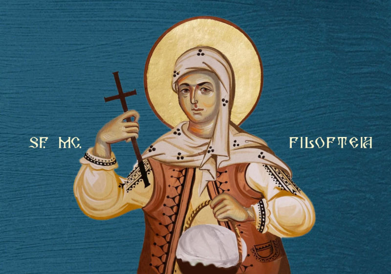 Sfânta Muceniță Filofteia de la Curtea de Argeș (1206 - 1218) - foto preluat de pe ziarullumina.ro