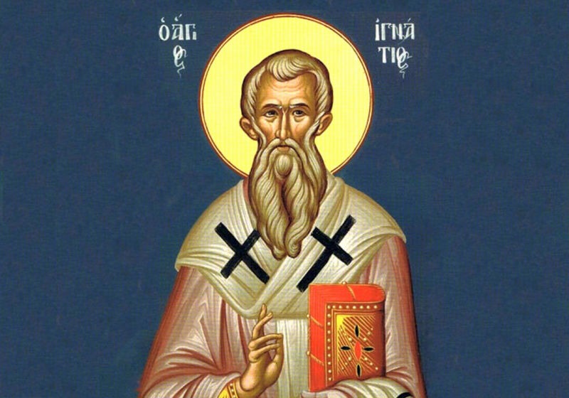 Sf. Sfinţit Mc. Ignatie Teoforul, episcopul Antiohiei (†107)  - foto preluat de pe ziarullumina.ro