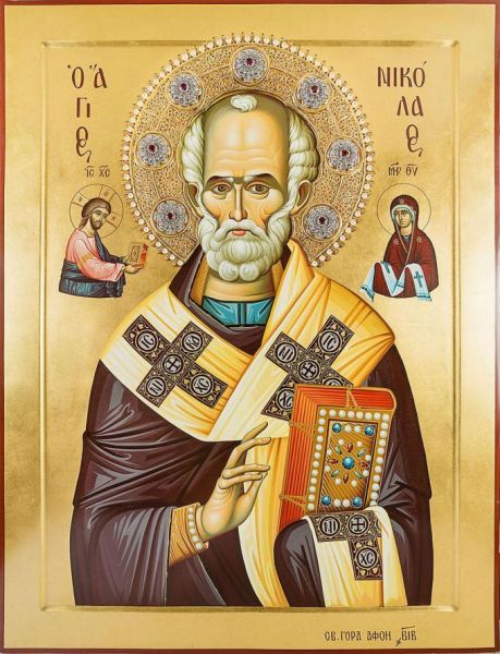 Sf. Ier. Nicolae, arhiepiscopul Mirelor Lichiei, făcătorul de minuni († 352) - foto preluat de pe basilica.ro