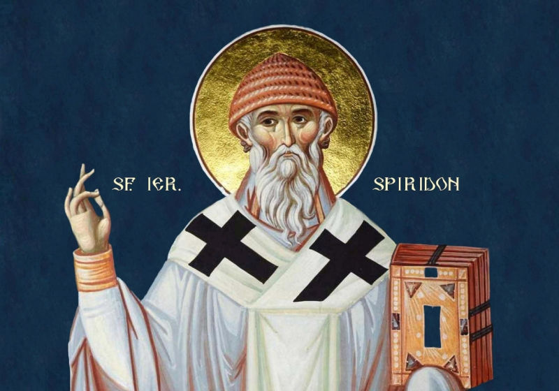 Sf. Ier. Spiridon, episcopul Trimitundei, făcătorul de minuni (270 - 348) - foto preluat de pe ziarullumina.ro