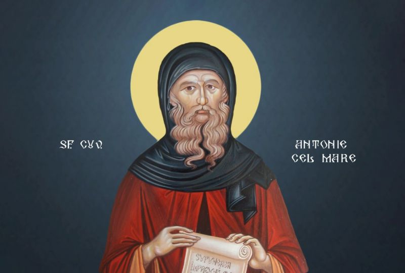 Sf. Cuv. Antonie cel Mare (251-356) - foto preluat de pe ziarullumina.ro