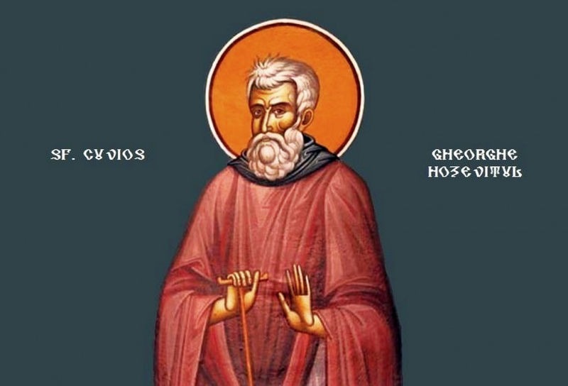 Sf. Cuv. Gheorghe Hozevitul (Sec. al VI - VII-lea) - foto preluat de pe ziarullumina.ro