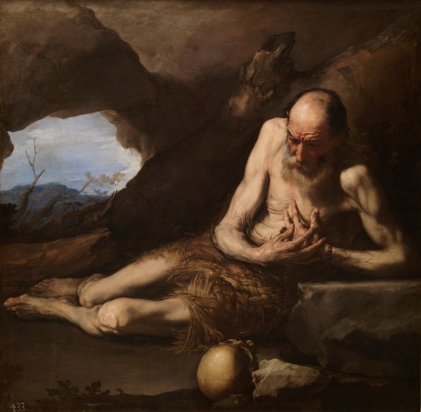 Sfântul Paul, „Primul pustnic”, Jusepe de Ribera, Museo del Prado (1640) - foto preluat de pe en.wikipedia.org