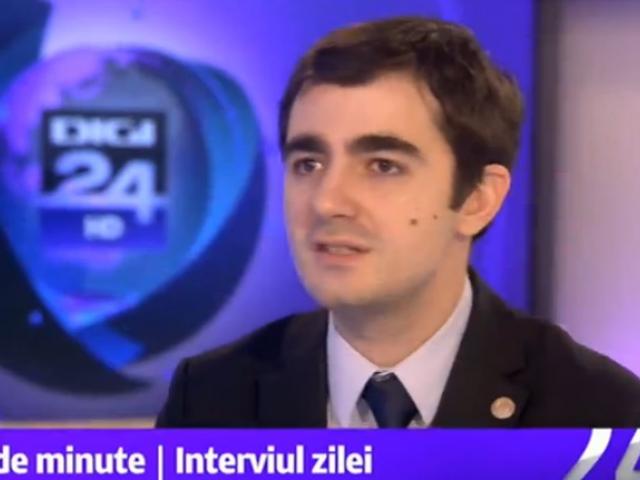 Claudiu Nasui, deputat USR, membru în comisia de buget-finanțe din Parlamentul României - foto: digi24.ro