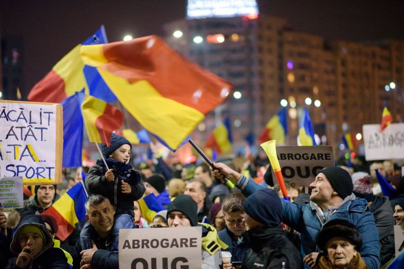 Protest 4 februarie 2017 - foto: Mihuţ Savu / Epoch Times România