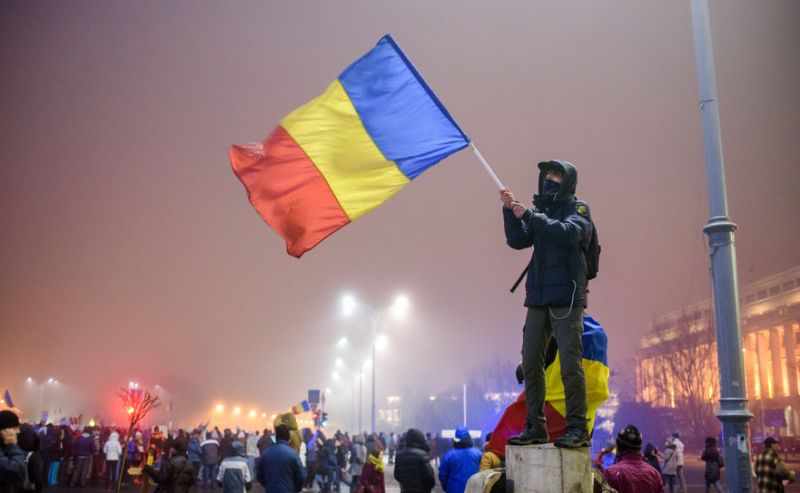 Protest la Guvern [ziua a 7-a - 6 februarie 2017] - foto: Mihuţ Savu / Epoch Times România