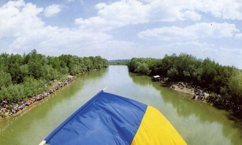 Podul de Flori, poză făcută de regretatul Andrei Vartic - foto preluat de pe istoria.md