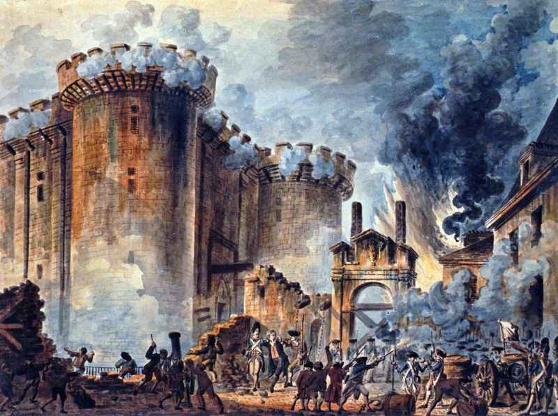 Storming of The Bastile by Jean-Pierre Houël - foto preluat de pe en.wikipedia.org