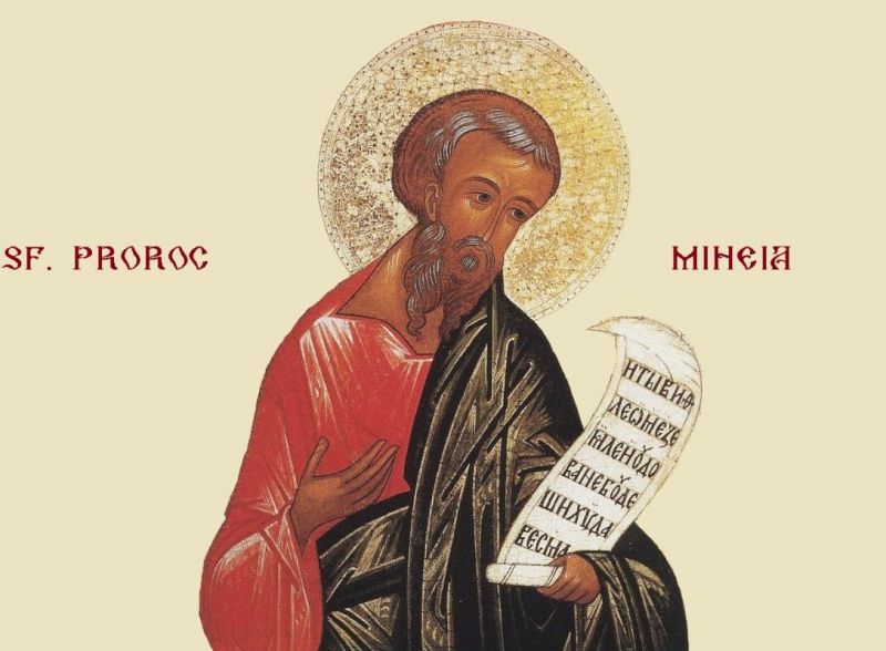 Sf. Proroc Miheia Miheia (secolul al VIII-lea î.Hr.) - foto preluat de pe ziarullumina.ro