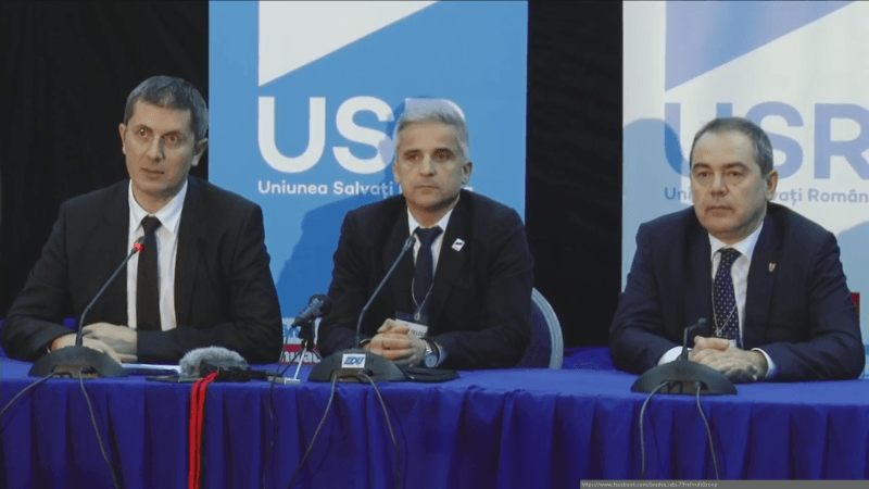 Congres extraordinar al Uniunii Salvați România pentru alegerea unui nou președinte - sâmbătă, 28 octombrie 2017, Hotel Piatra Mare, Poiana Brașov - foto captura video facebook.com