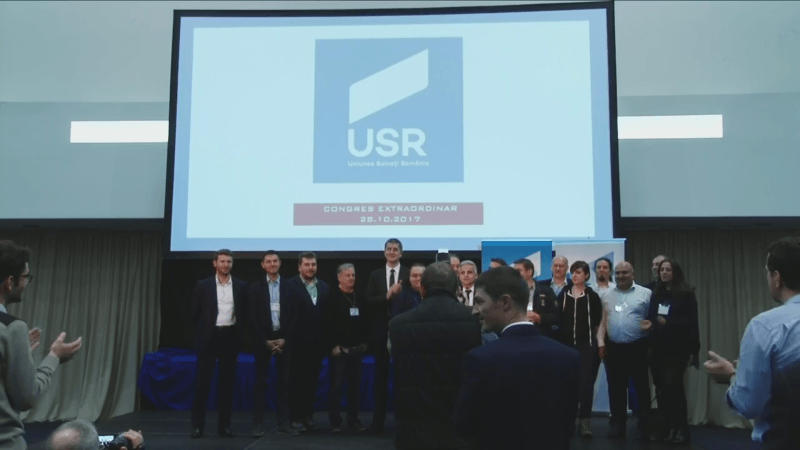 Congres extraordinar al Uniunii Salvați România pentru alegerea unui nou președinte - sâmbătă, 28 octombrie 2017, Hotel Piatra Mare, Poiana Brașov - foto captura video facebook.com