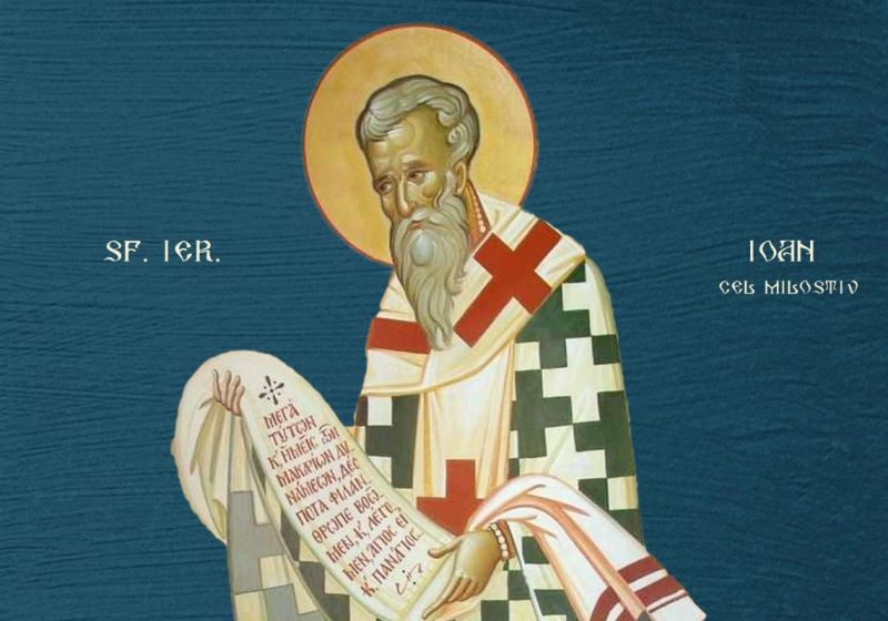 Sf. Ier. Ioan cel Milostiv, Patriarhul Alexandriei (†619/620) - foto preluat de pe ziarullumina.ro