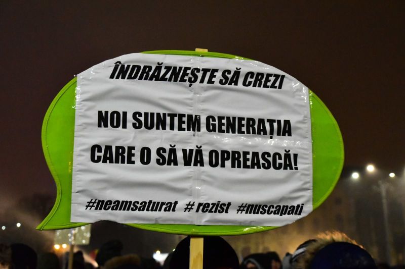 Marş - NU vrem sa fim o natie de hoti! - foto preluat de pe facebook.com