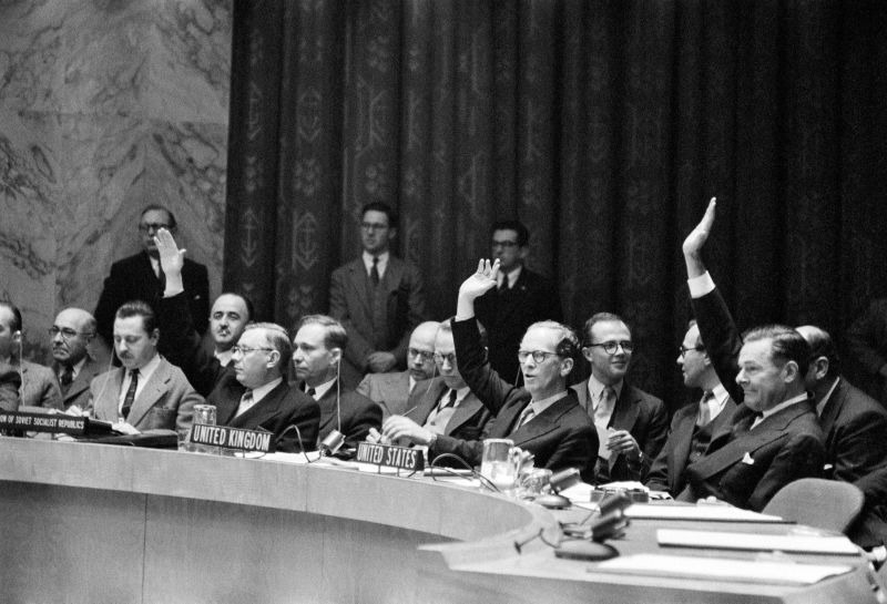 Security Council resolution 109 (1955) : Admission of new Members to the UN - foto preluat de pe research.un.org