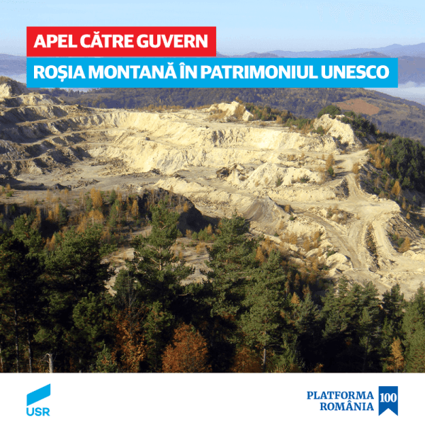 USR și RO100, scrisoare deschisă către premier pe tema dosarului Roșia Montană - foto preluat de pe www.usr.ro