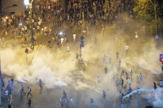 BUCURESTI - PIATA VICTORIEI - PROTEST - DIASPORA (10 august 2018) - Foto: Andreea Alexandru, Mediafax