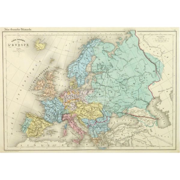 Harta Europei in 1873 - foto preluat de pe www.client-aviddesigngroup.com