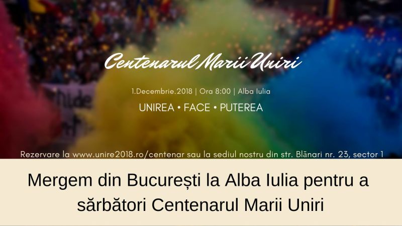 Unioniștii din București Merg la Alba Iulia de 1 Decembrie - foto preluat de pe www.facebook.com
