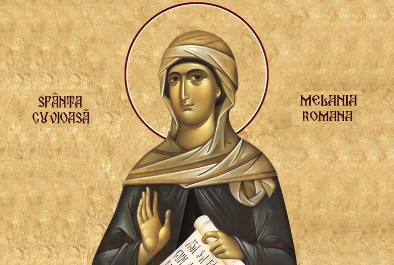 Sf. Cuv. Melania Romana († 439) - foto preluat de pe ziarullumina.ro
