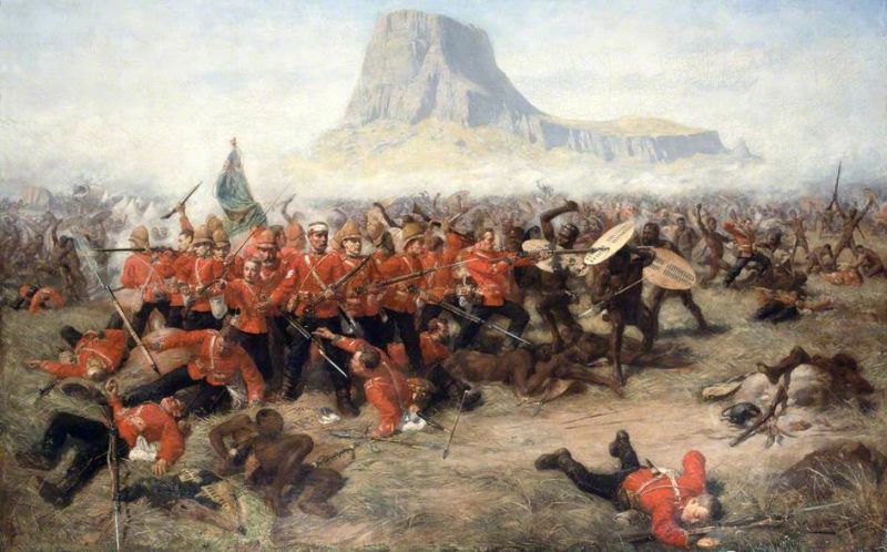 Bătălia de la Isandlwana - 22 ianuarie 1879 (Charles Edwin Fripp) - foto preluat de pe en.wikipedia.org