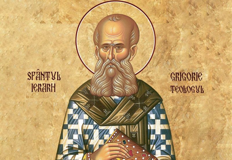 Sfântul Ierarh Grigorie Teologul, Arhiepiscopul Constantinopolului (329-390) - foto preluat de pe ziarullumina.ro