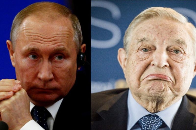 Gaşca lui Soros versus banda lui Putin - foto preluat de pe www.gandul.info