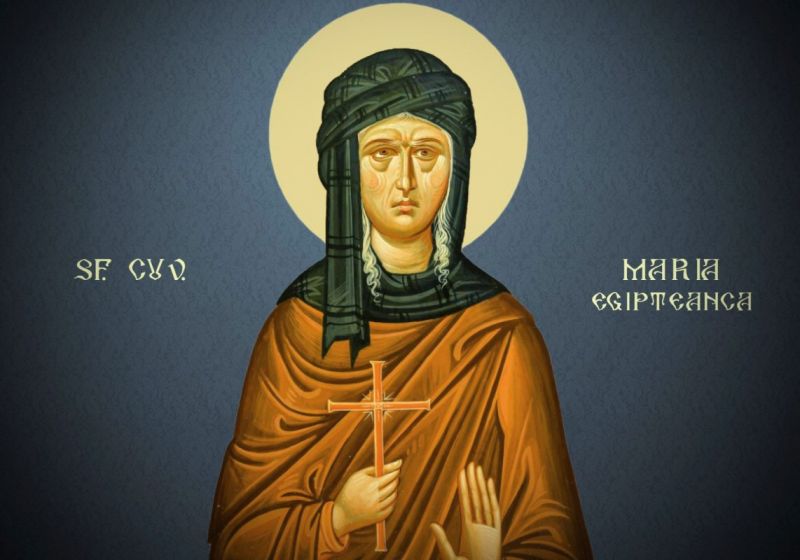 Sfânta Cuvioasă Maria Egipteanca (344-422) - foto preluat de pe ziarullumina.ro