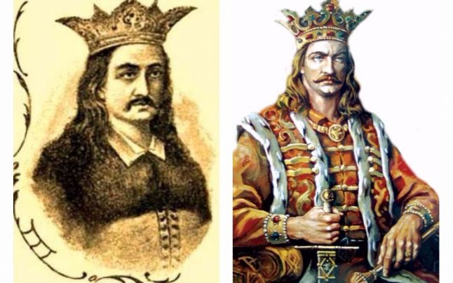 Radu cel Frumos (1462 – 1473, 1473 – 1475) si Stefan cel Mare (1457 – 1504) - foto preluat de pe adevarul.ro