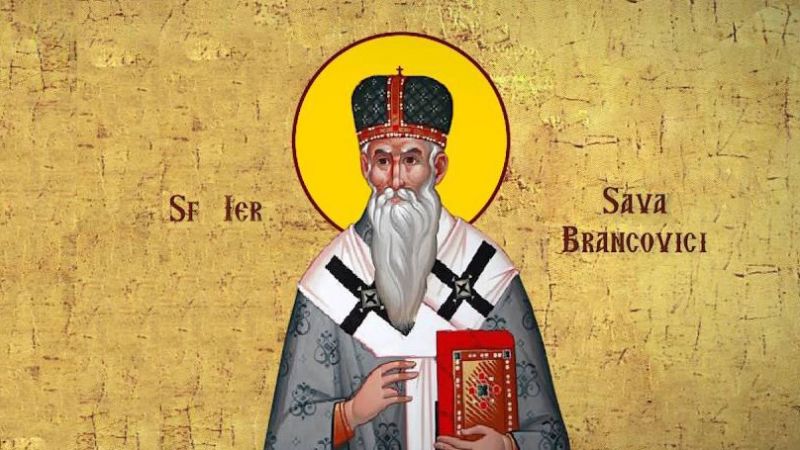 Sfântul Ierarh Mărturisitor Sava Brancovici, mitropolitul Transilvaniei (1620 - 1683) - foto preluat de pe basilica.ro