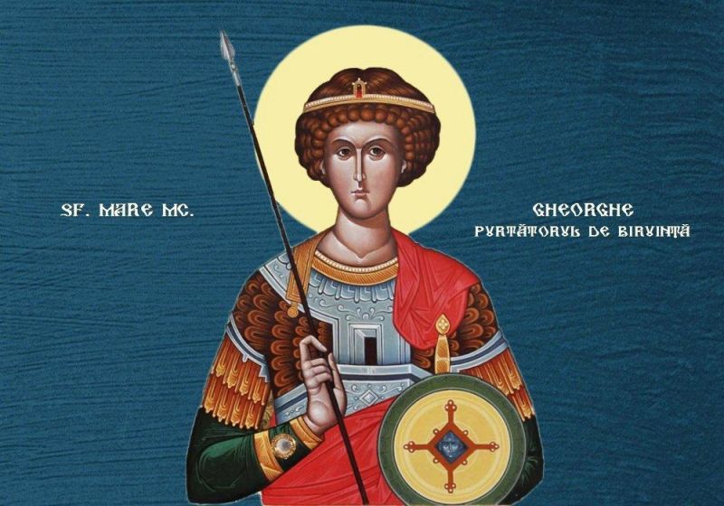 Sfântul Mare Mucenic Gheorghe, Purtătorul de biruință (†303) - foto preluat de pe ziarullumina.ro