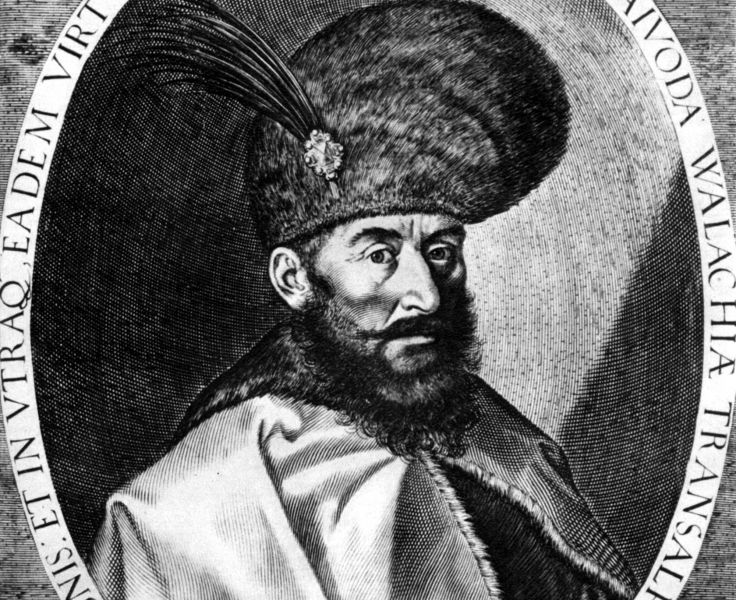 Mihai Viteazul (n. 1558, Floci, Ţara Românească – d. 9/19 august 1601, Câmpia Turzii, Principatul Transilvaniei) a fost domnul Ţării Româneşti între 1593-1600. Pentru o perioadă (în 1600), a fost conducător de facto al celor trei mari ţări medievale care formează România de astăzi: Ţara Românească, Transilvania şi Moldova. Înainte de a ajunge pe tron, ca boier, a deţinut dregătoriile de bănişor de Strehaia, stolnic domnesc şi ban al Craiovei. Figura lui Mihai Viteazul a ajuns în panteonul naţional românesc după ce a fost recuperată de istoriografia românească a secolului al XIX-lea, un rol important jucându-l opul Românii supt Mihai-Voievod Viteazul al lui Nicolae Bălcescu. Astfel voievodul a ajuns un precursor important al unificării românilor, care avea să se realizeze în secolul al XX-lea, cititi mai mult pe unitischimbam.ro - (portretul de la Praga realizat de Egidius Sadeler, din anul 1601) - foto preluat de pe ro.wikipedia.org