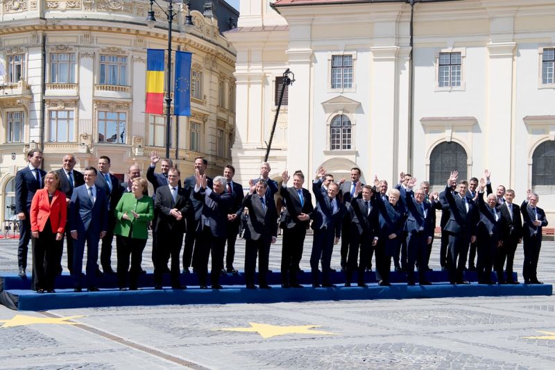 Summitul informal al șefilor de stat sau de guvern din Uniunea Europeană – Sibiu, 9 mai - foto preluat de pe www.facebook.com