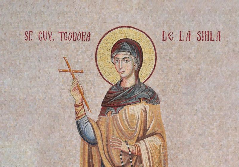 Sfânta Cuvioasă Teodora de la Sihla a trăit în Moldova secolului al XVII-lea, nevoindu-se în viața călugărească cea mai mare parte a vieții sale. Este cea dintâi româncă trecută în rândul sfinților.
Biserica Ortodoxă Română o prăznuiește pe data de 7 august - foto preluat de pe ziarullumina.ro