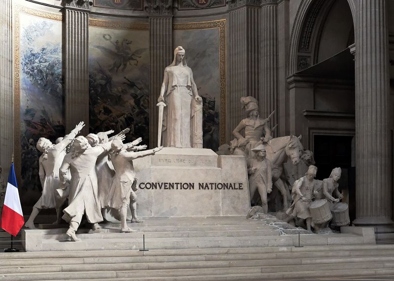 Convenția Națională din Franța (21 septembrie 1792 - 26 octombrie 1795) - Panteonul din Paris - foto preluat de pe ro.wikipedia.org