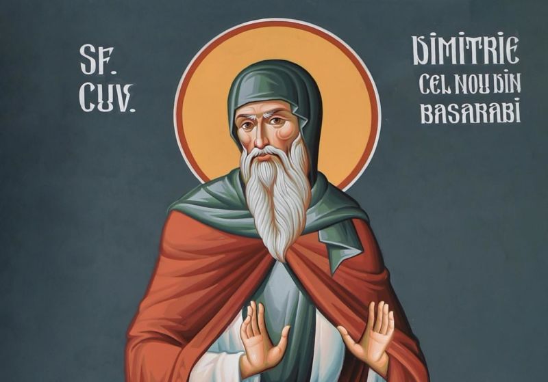Sf. Cuv. Dimitrie cel Nou, Ocrotitorul Bucureştilor (ale cărui moaşte se află în Catedrala Patriarhală) - foto preluat de pe ziarullumina.ro