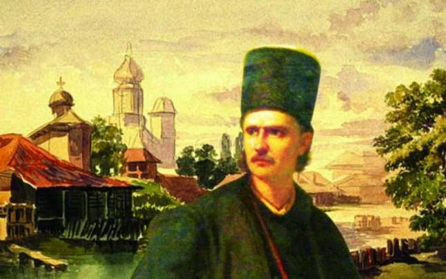 Tudor Vladimirescu (n. 1780, Vladimir, Vladimir, Gorj, România – d. 28 mai 1821, Târgovişte, Ţara Românească) a fost o figură emblematică pentru istoria Ţării Româneşti, de la începutul secolului al XIX-lea, fiind conducătorul Revoluţiei de la 1821, al pandurilor şi domn al Ţării Româneşti (portret făcut de Theodor Aman după moartea lui Tudor și bazat pe mărturiile Pandurilor) - foto preluat de pe basilica.ro