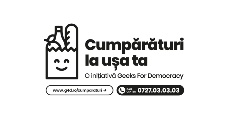 Cumpărături la ușa ta - foto preluat de pe www.facebook.com/CumparaturiLaUsaTa