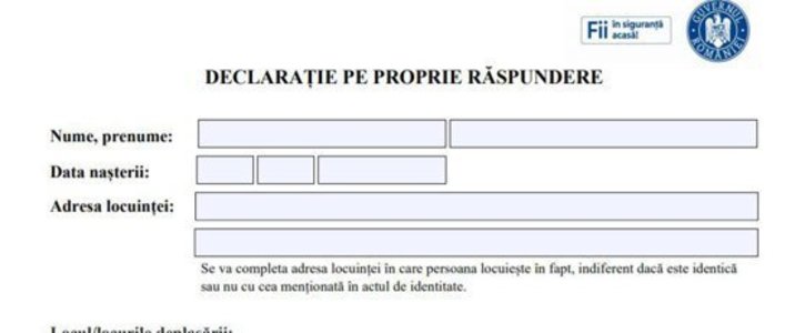 Fără semnătură olografă pe Declarația pe proprie răspundere - foto preluat de pe declic.ro