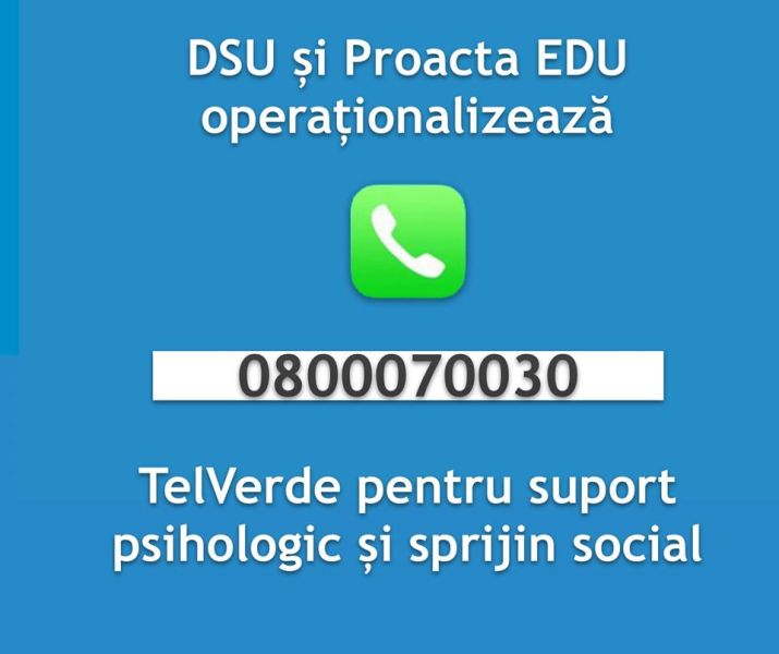 “Voluntarii Împreună” - 0800070030 - TelVerde pentru suport psihologic și sprijin social - www.facebook.com