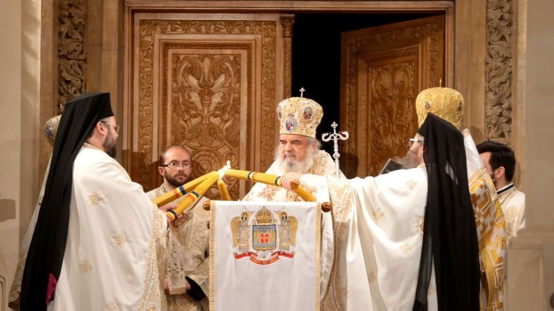 Noaptea de Înviere la Patriarhie (19 aprilie 2020) - foto preluat de pe basilica.ro