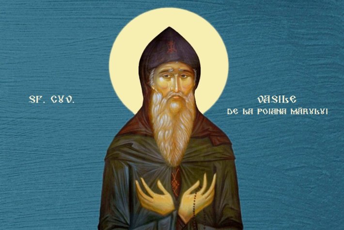 Sf. Cuv. Vasile de la Poiana Mărului (1692 - 1767) - foto preluat de pe ziarullumina.ro