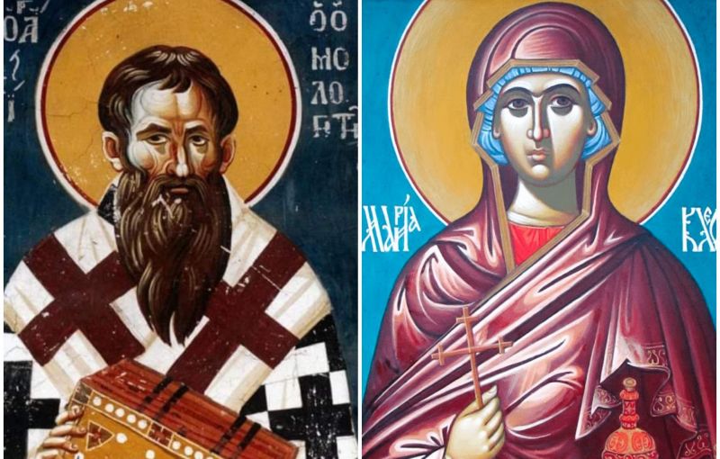 Sf. Ier. Mihail Mărturisitorul, episcopul Sinadei; Sf. Mironosiță Maria a lui Cleopa