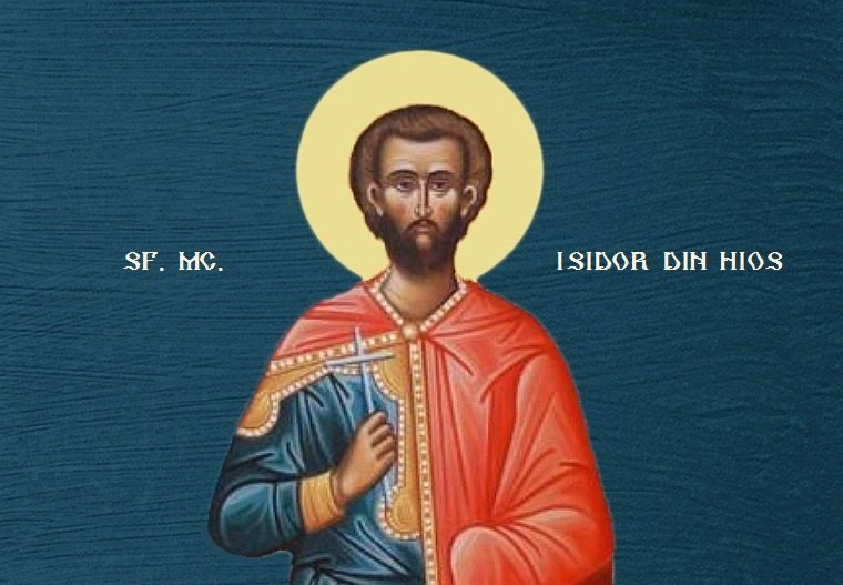 Sf. Mc. Isidor din Hios (†251) - foto preluat de pe ziarullumina.ro