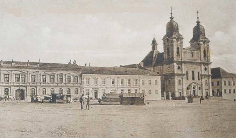Catedrala din Blaj, sfârșitul secolului al XIX-lea - foto preluat de pe ro.wikipedia.org