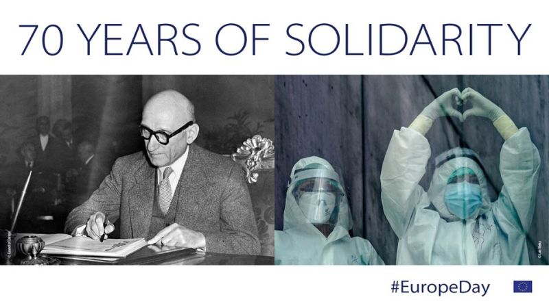 9 mai 2020 - Ziua Europei - foto preluat de pe www.facebook.com