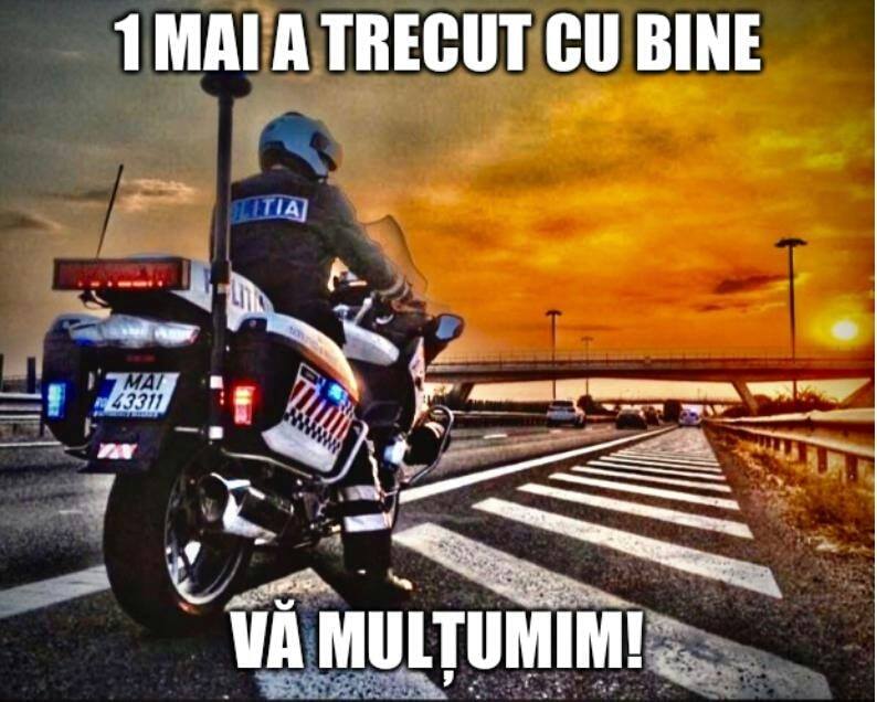 Mulțumim pentru felul în care ați ințeles să respectați recomandările autorităților, într-o zi pe care eram obișnuiți să o sărbătorim altfel! Hai să trecem cu bine, împreună, și zilele ce vor urma! Pentru ca apoi, cât mai devreme, să ne bucurăm că împreună am învins! - foto preluat de pe www.facebook.com/ministeruldeinterne