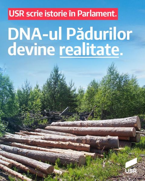 DNA-ul Pădurilor a fost votat astăzi în Senat (16 iunie 2020) - foto preluat de pe www.facebook.com/USRNational